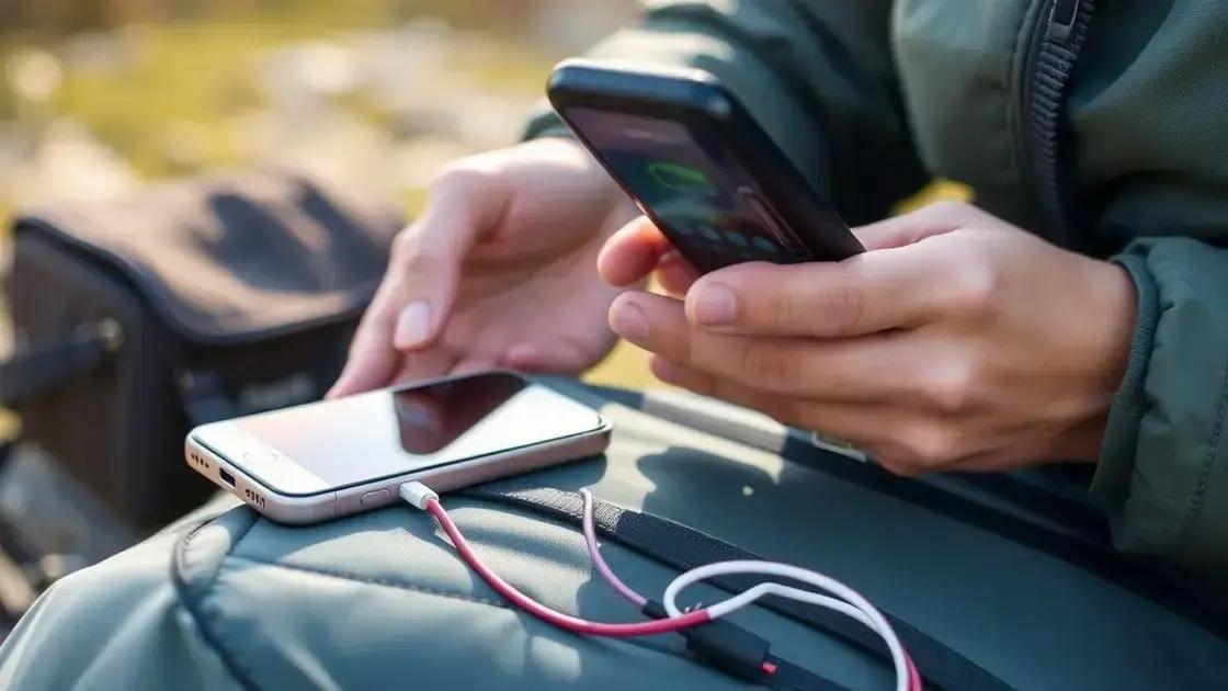 Quais as vantagens de usar um carregador portátil?