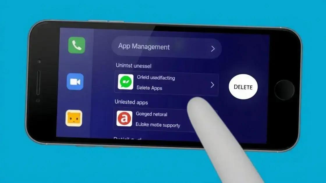Remova aplicativos desnecessários