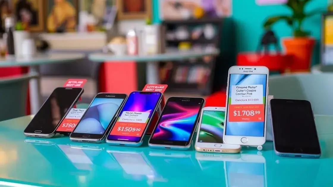 Top 5 smartphones com melhores promoções