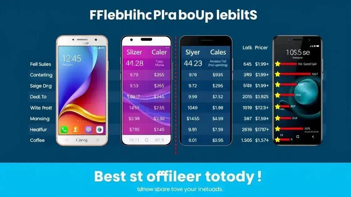 Comparativo de celulares em oferta hoje