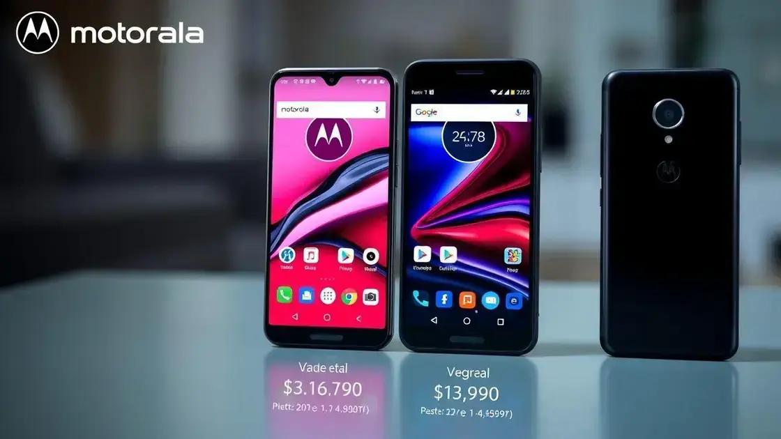 Comparativo de preços e especificações