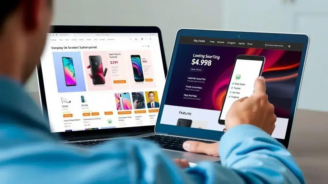 Dicas para comparar preços de celulares