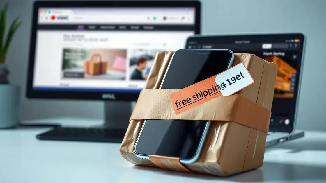 Onde comprar smartphones com frete grátis