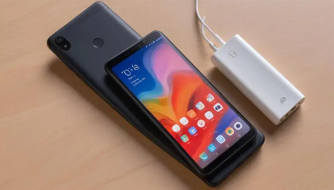 Bateria e carregamento rápido do dispositivo Bateria e carregamento rápido do dispositivo