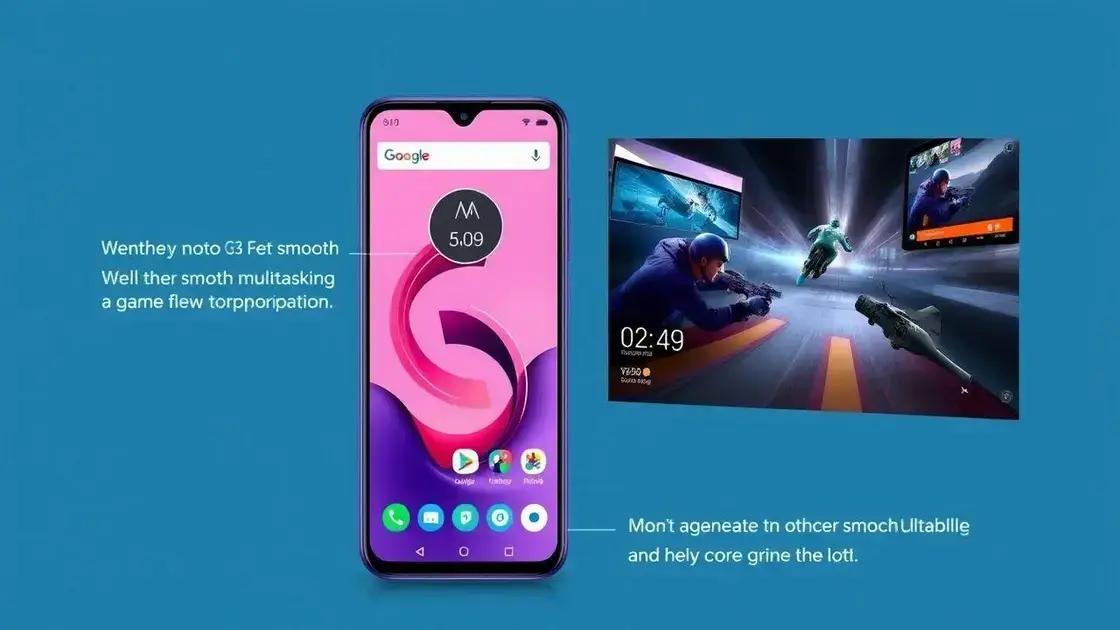 Desempenho e RAM do Moto G34