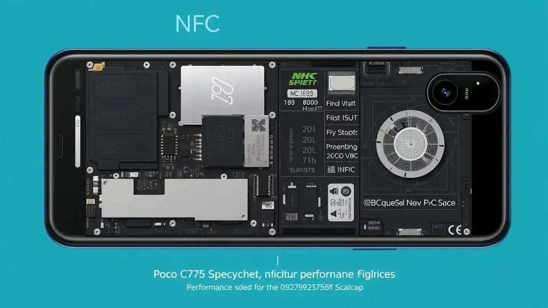 Desempenho e hardware do Poco C75 NFC Desempenho e hardware do Poco C75 NFC