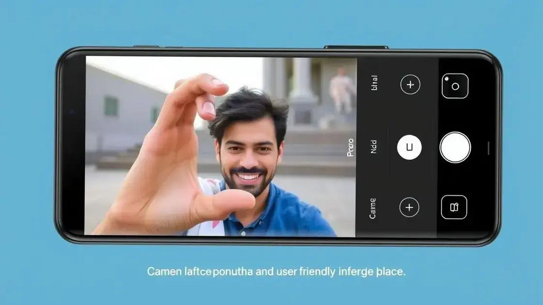 Desempenho de câmera e experiência do usuário