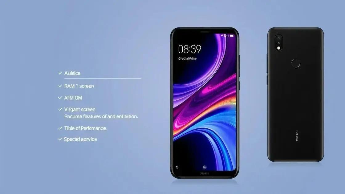 Desempenho e especificações técnicas do modelo Desempenho e especificações técnicas do modelo