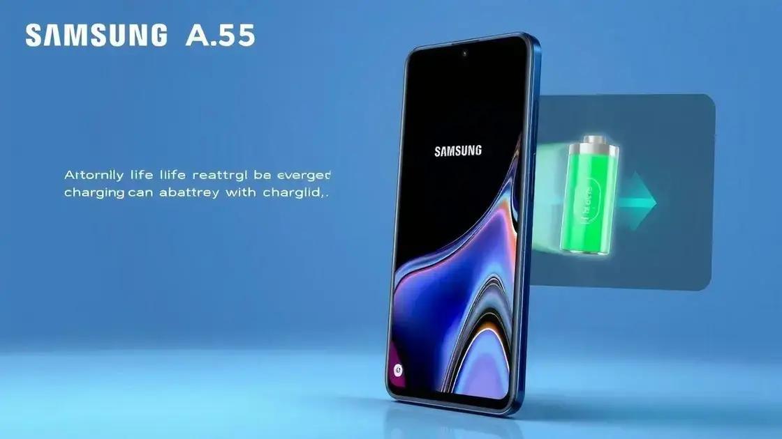 autonomia de bateria do Galaxy A55 5G autonomia de bateria do Galaxy A55 5G