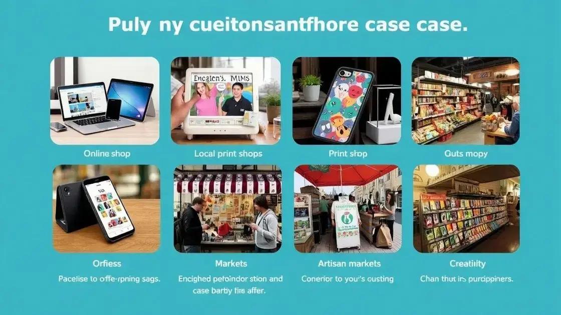 Onde encontrar capas de celular personalizadas