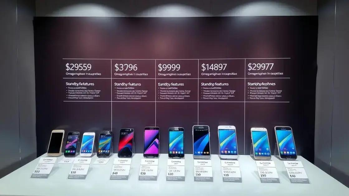 Melhores modelos por faixa de preço