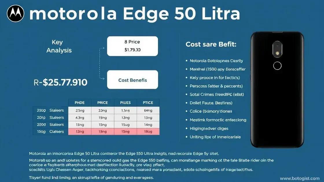 Análise de preço e custo-benefício Análise de preço e custo-benefício