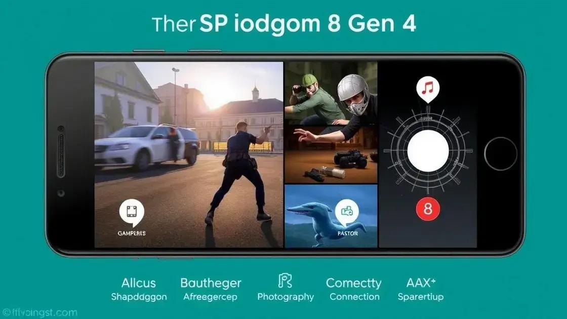 Principais recursos dos celulares com Snapdragon 8 Gen 4 Principais recursos dos celulares com Snapdragon 8 Gen 4