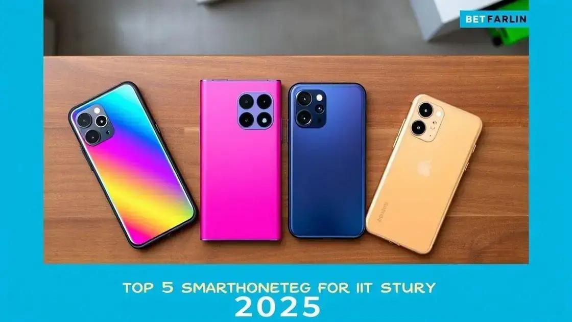 Top 5 smartphones para fotos em 2025 Top 5 smartphones para fotos em 2025