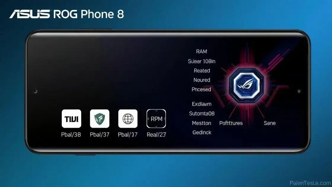 Especificações técnicas e desempenho