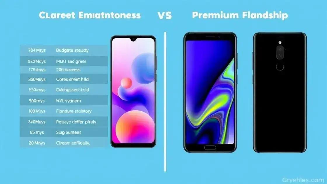 Comparativo: celulares custo-benefício versus top de linha Comparativo: celulares custo-benefício versus top de linha