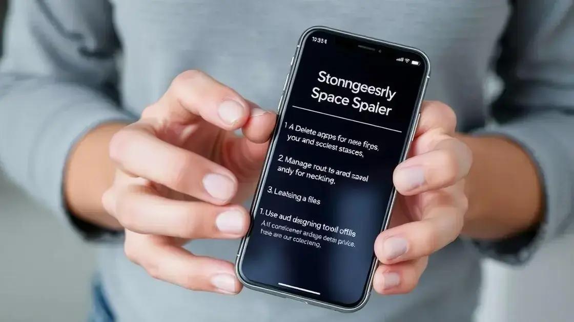 Como liberar espaço de armazenamento no celular