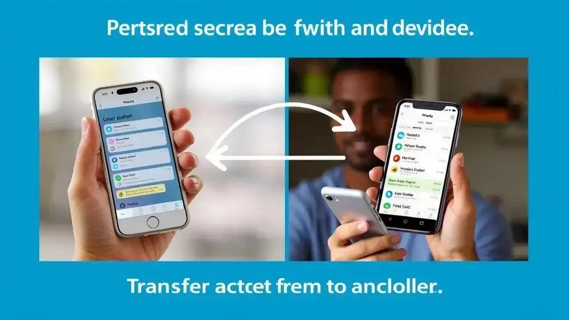 Movendo mensagens e aplicativos Movendo mensagens e aplicativos