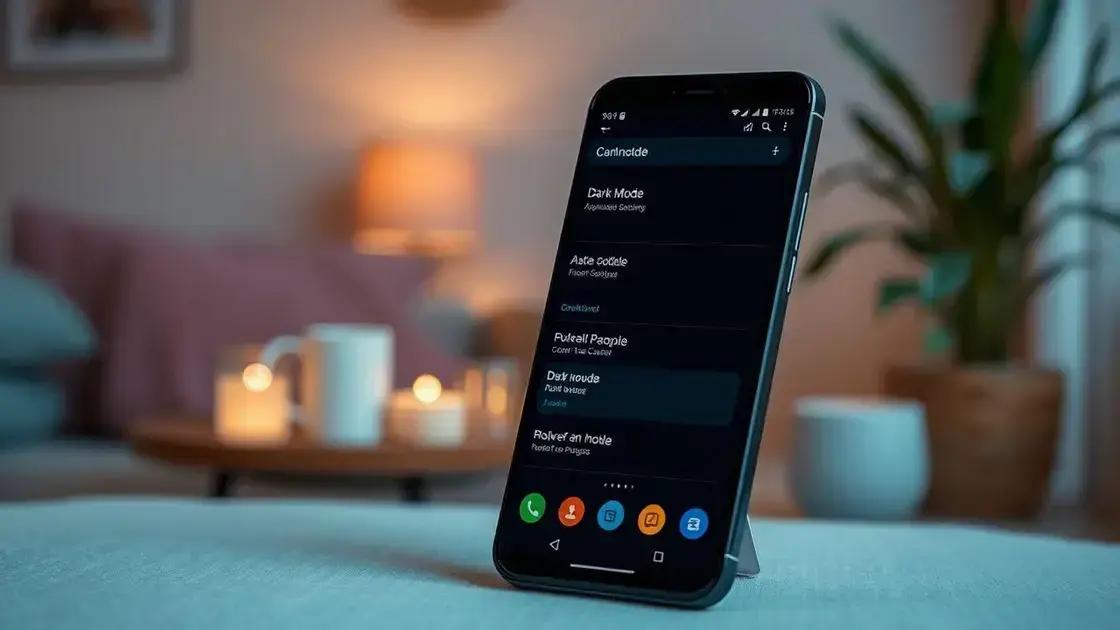 Como ativar o modo escuro em Android Como ativar o modo escuro em Android