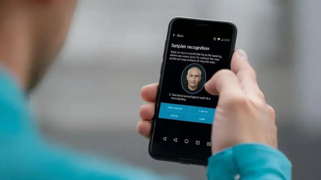 Passo a passo para habilitar o reconhecimento facial