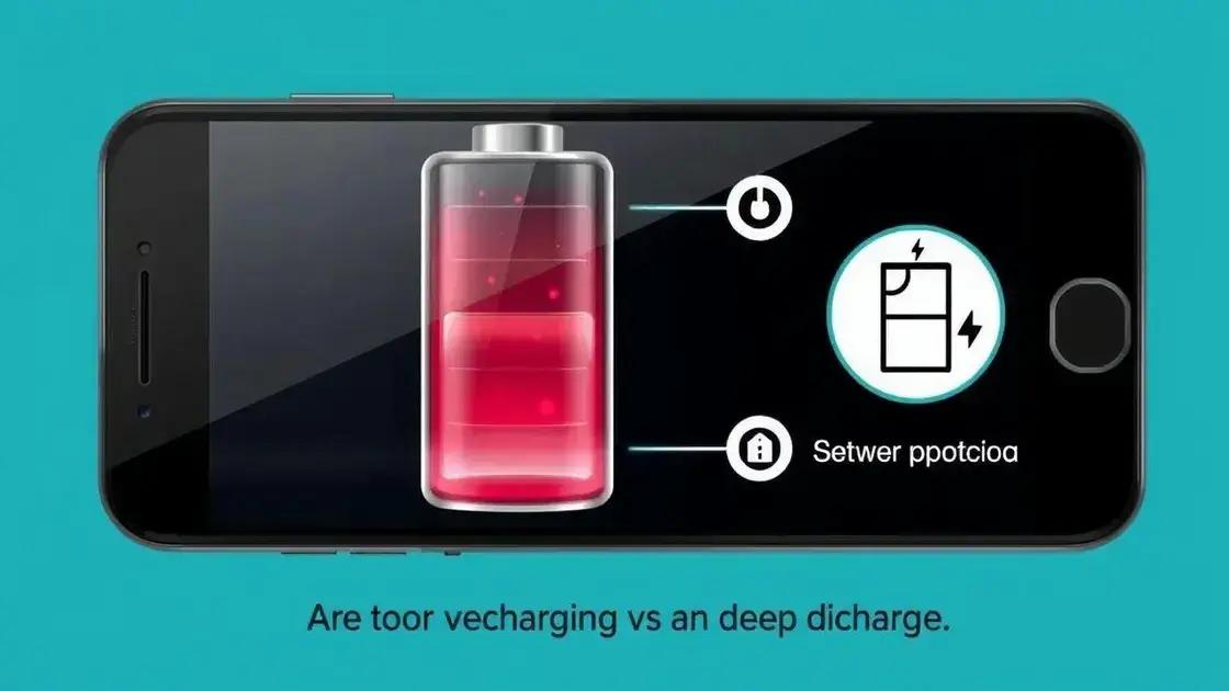 Como evitar sobrecarga e descarga profunda