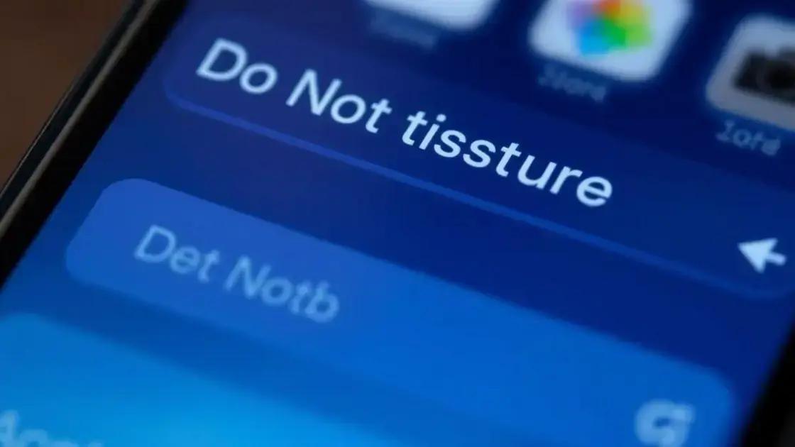 Como ativar o modo não perturbe no celular