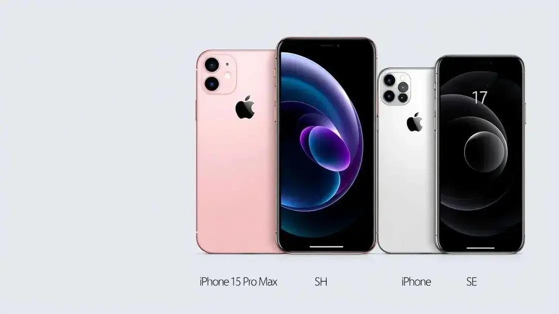 Vantagens de cada modelo de iPhone Vantagens de cada modelo de iPhone