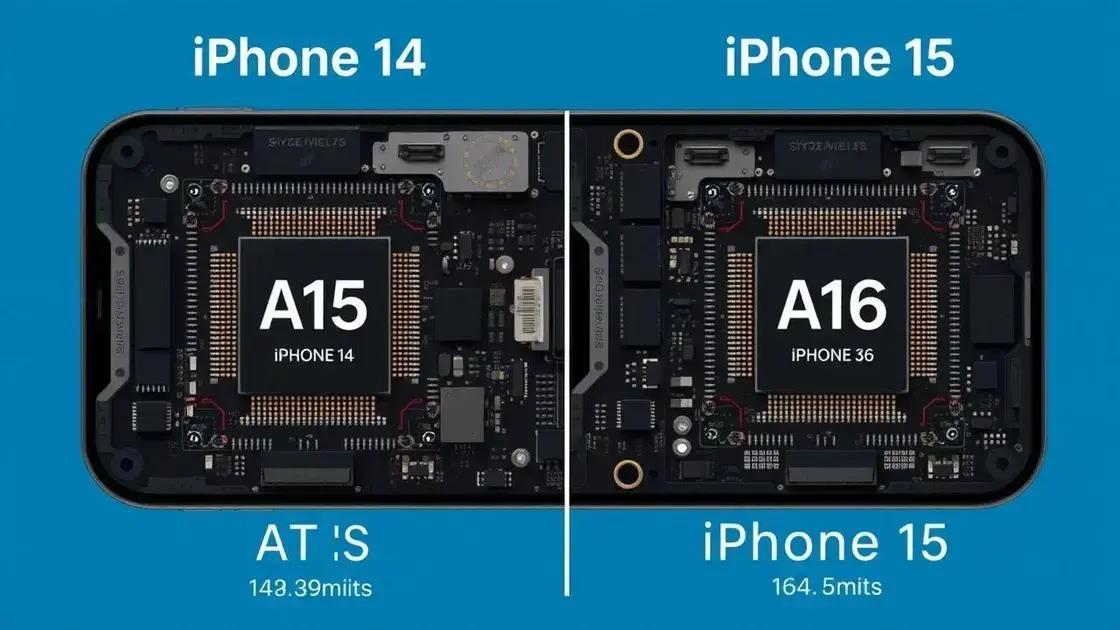 Desempenho e processador: iPhone 14 vs iPhone 15 Desempenho e processador: iPhone 14 vs iPhone 15