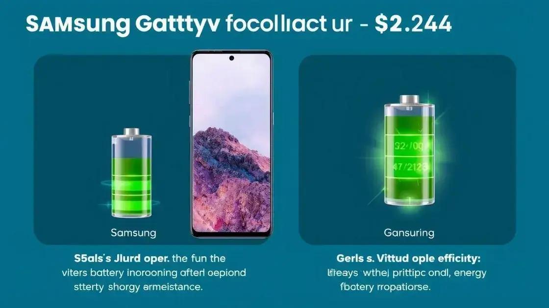Bateria e eficiência energética: S23 ou S24? Bateria e eficiência energética: S23 ou S24?