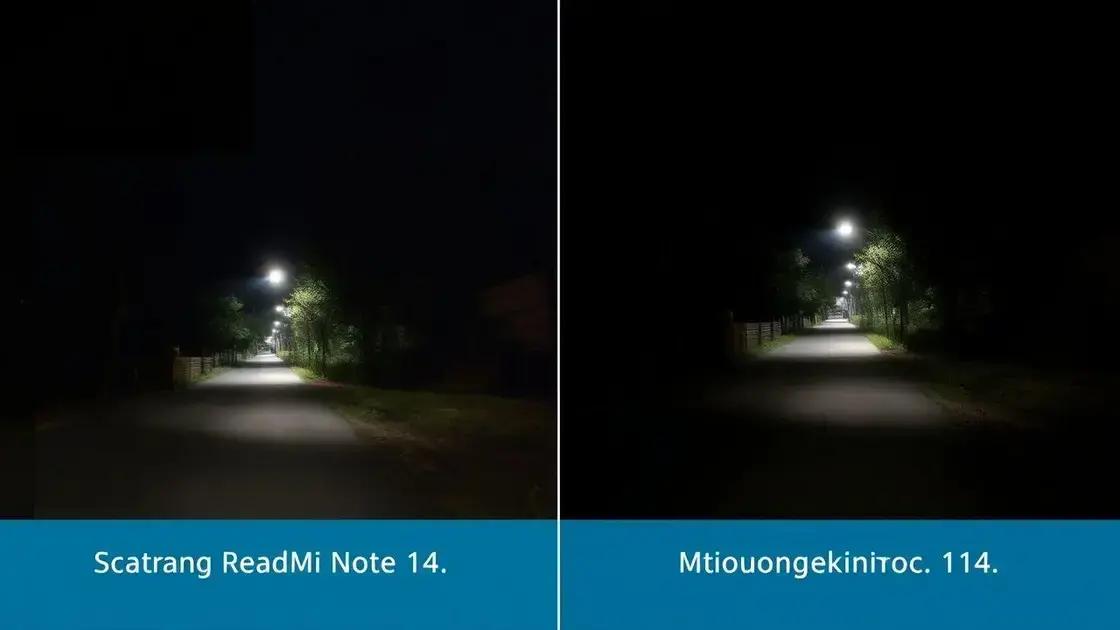 Comparativo com outros smartphones para fotos noturnas Comparativo com outros smartphones para fotos noturnas