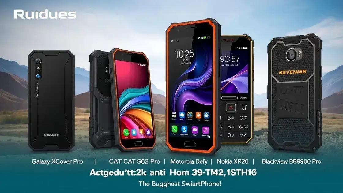 Os melhores celulares resistentes em 2025 Os melhores celulares resistentes em 2025
