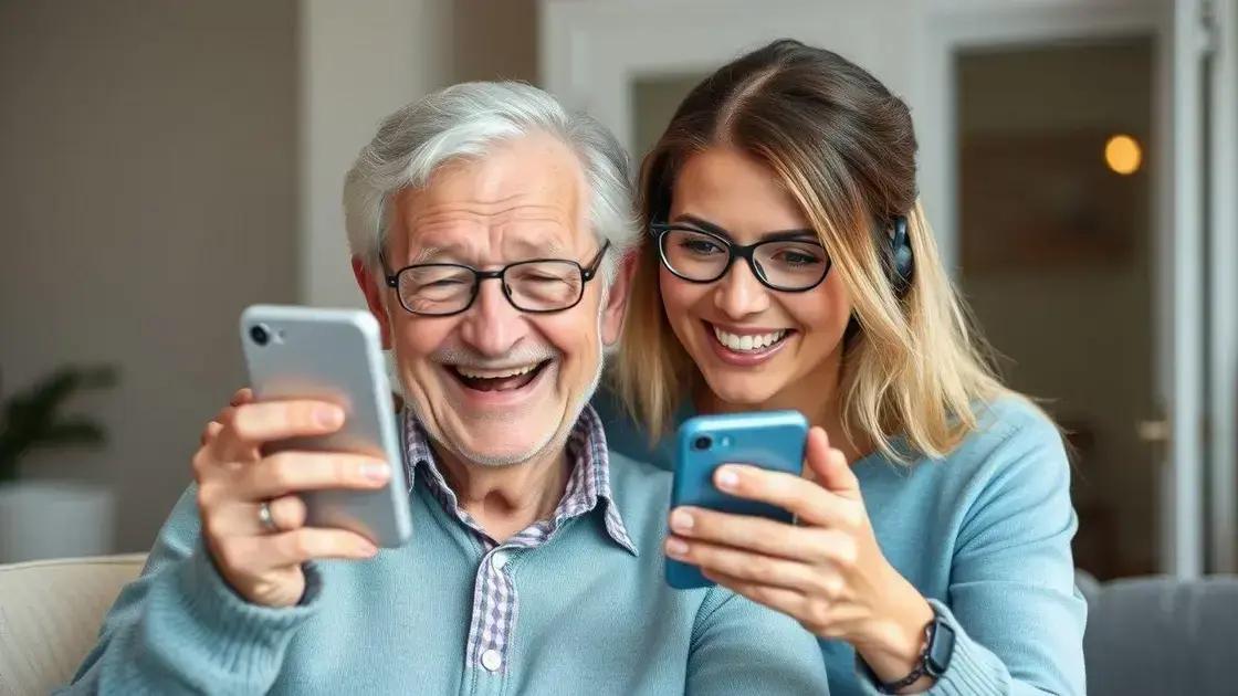 Dicas para ajudar os idosos a usar smartphones com facilidade Dicas para ajudar os idosos a usar smartphones com facilidade