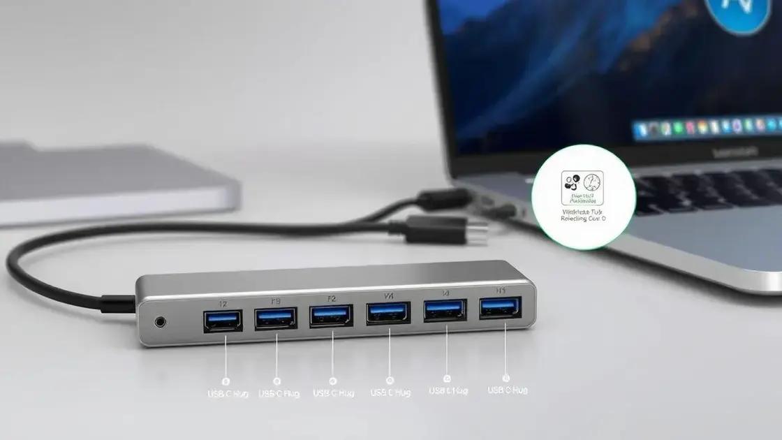 Principais funcionalidades de um hub USB-C Principais funcionalidades de um hub USB-C