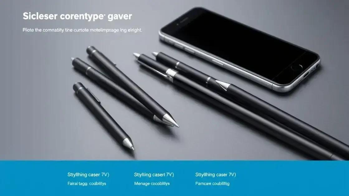 Como escolher a caneta stylus ideal Como escolher a caneta stylus ideal