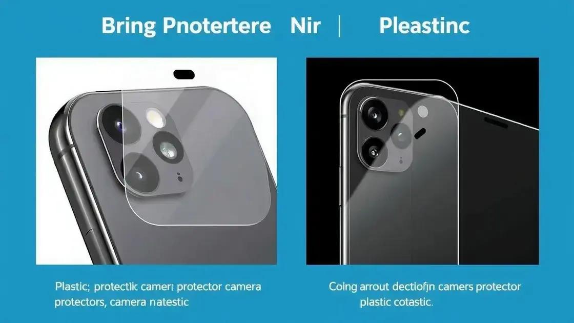 Comparação entre os melhores protetores de câmera em 2025 Comparação entre os melhores protetores de câmera em 2025