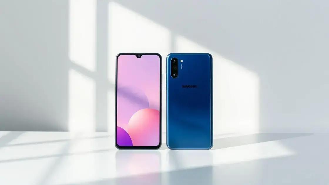 Comparativo: Galaxy A06 vs Galaxy A05 – qual vale mais a pena?