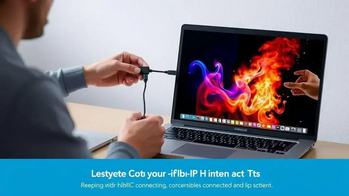 Passo a passo: como usar o adaptador USB-C para HDMI 4K