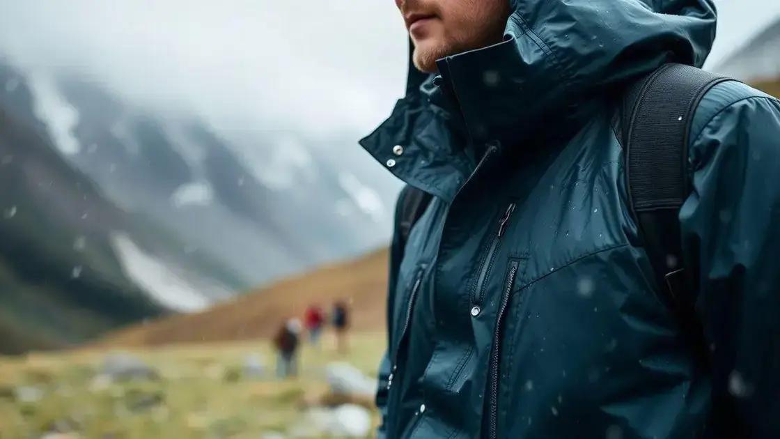 Capa à prova d'água para atividades ao ar livre: proteção essencial