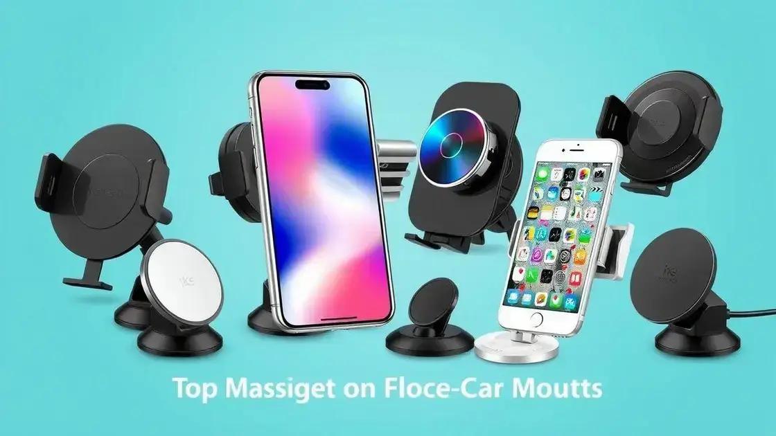 Top modelos de suportes magnéticos compatíveis com MagSafe Top modelos de suportes magnéticos compatíveis com MagSafe