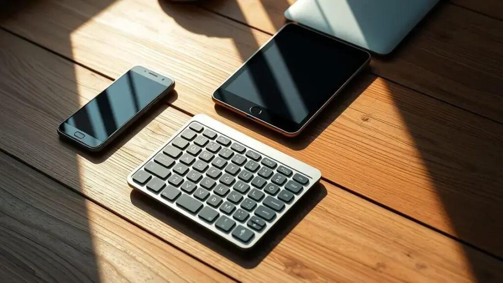 Teclado portátil para smartphones e tablets: a solução para digitar melhor