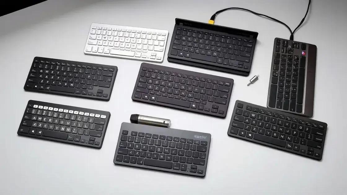 Principais características a considerar