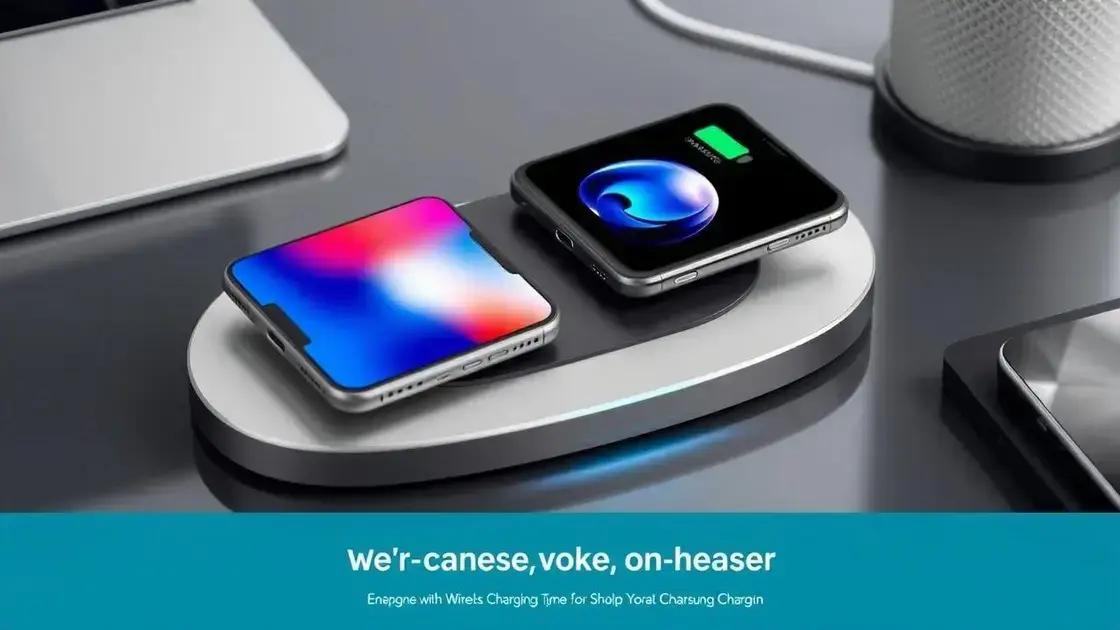 Vantagens do carregador sem fio para Samsung e iPhone