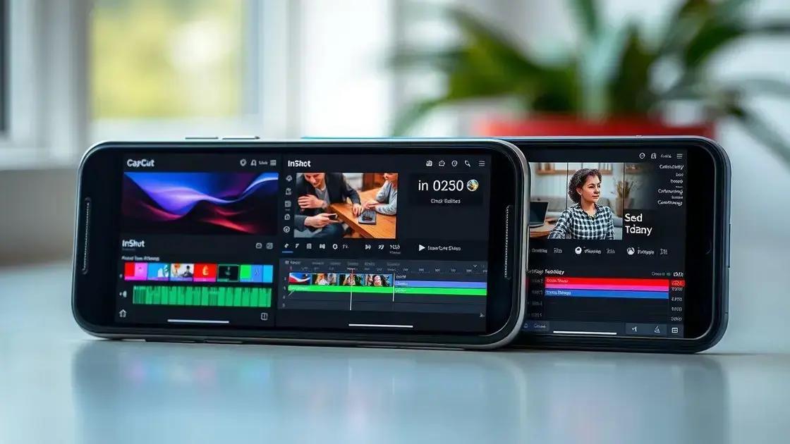 Comparação entre CapCut, InShot e DaVinci Resolve Mobile Comparação entre CapCut, InShot e DaVinci Resolve Mobile