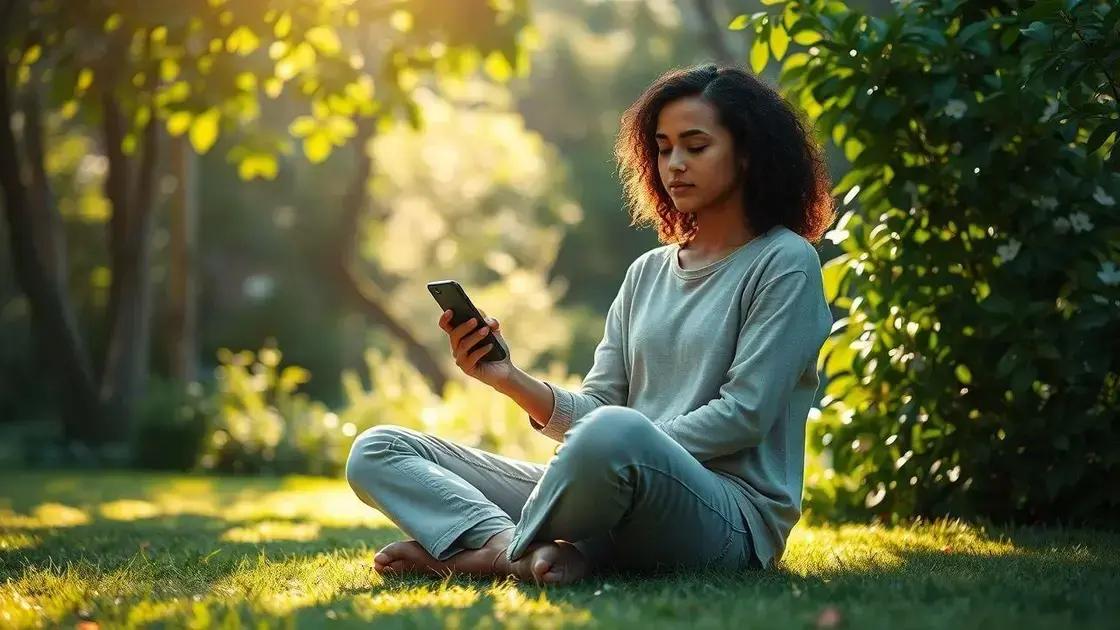 Benefícios de usar aplicativos de meditação Benefícios de usar aplicativos de meditação