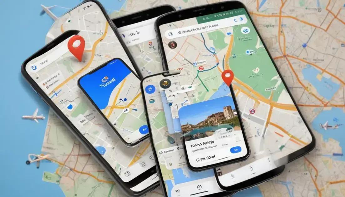 Comparativo entre aplicativos de viagem populares