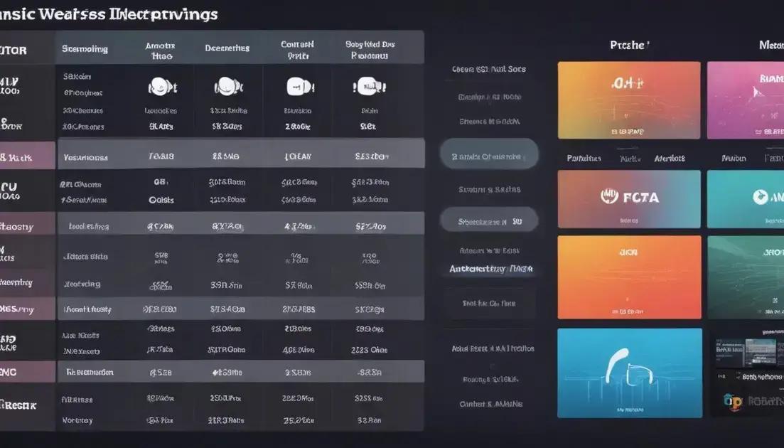 Comparação entre os melhores serviços Comparação entre os melhores serviços