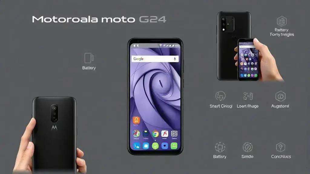 Recursos e funcionalidades do Moto G24 Recursos e funcionalidades do Moto G24